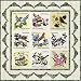Forget Me Not Alaska Flower Bird P3 Quilt Patterns BOM Set