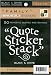 Black And White Clear Sticker Quote Stack 4.875X7 10 Sheets-Family