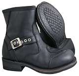 Mens Exhaust Motorcycle Boot - Size : 9