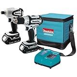 Makita LCT200W 18-Volt Compact Lithium-Ion Cordless 2-Piece Combo Kit