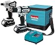 Makita LCT200W 18-Volt Compact Lithium-Ion Cordless 2-Piece Combo Kit