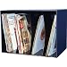 Kunststoff-Box f�r 80 Singles, schwarz Single Kiste
