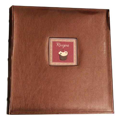 C.R. Gibson Tapestry Deluxe Recipe Binder - Brown