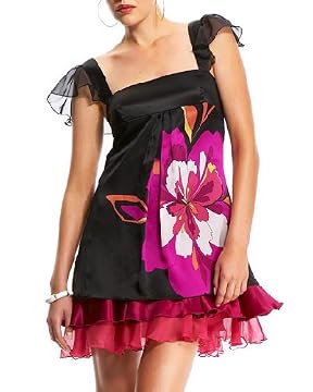 bebe.com : Hibiscus Ruffled Dress from bebe.com