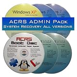 ACRS 6 Disc Administration Pack - ACRS Boot CD & Recovery Disks for XP, Vista & 7, includes 32/64Bit Versions