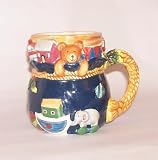 Christmas Figural Mug Susan Winget Santas Bag of Toys