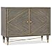 Hooker Furniture Melange Breck Accent Chest in Gray with Gold Accents