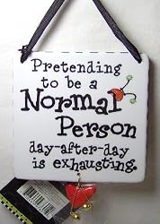 Suzy Toronto Pretending to Be a Normal Person... Plaque