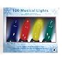 100 Multi-color Musical Christmas Lights with Controller
