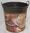 Decorative Bucket, Saddle