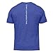 stacked tri-blend crew - vintage royal/white - LG