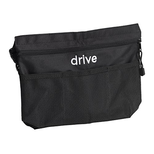 Drive Medical Deluxe Nylon Walker Carry Pouch, Black, Large