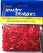 1/4 In. Silver Lined Glass Bugle Beads, Red