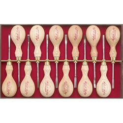 Robert Sorby H0542 12 pc. Micro Carving Chisel Set
