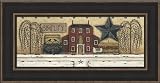 Primitive Simplify-Small-Star-Crow-Framed Art Print