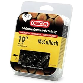 Oregon 10-Inch Semi Chisel Chain Saw Chain Fits McCulloch #S39 from Chain Saws