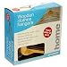 Proteam Flat Wooden Hanger Set, 20 Piece