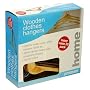 Proteam Flat Wooden Hanger Set, 20 Piece