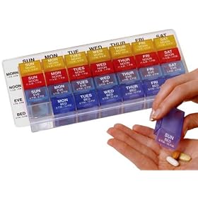 Ezy Dose 4 a Day Weekly Med-control Tray