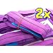 2 St�ck PROFI Rundschlingen 1t 1m Umfang Hebeb�nder Hebeschlingen ENorm1492-2 Lila