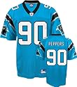 Julius Peppers Jersey: Reebok Blue Replica #90 Carolina Panthers Jersey