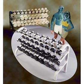 Dumbbell Rack, 12 Pair Triple Level