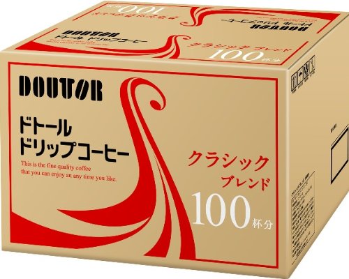 ドトール ドリップコーヒークラシックブレンド 7g×100P