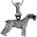schnauzer44 - Sterling Silver Schnauzer Dog Charm ©