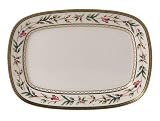 Fitz & Floyd Winter Holiday Snack Tray