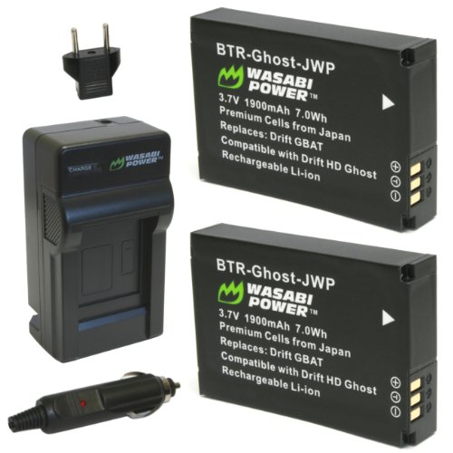 Wasabi Power Battery 2 Pack And Charger For Drift Gbat And