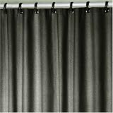Fabric Shower Curtain Liner - Black