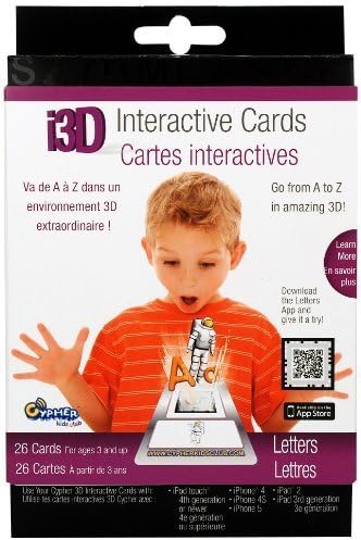 i3D Interactive Cards- Letters by Cypher Entertainment