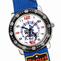 Montre Scout - 280378029 - Enfant Garçon - Quartz Analogique - Chevalier - Bracelet Tissu bleu