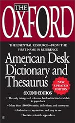 The Oxford American Desk Dictionary and Thesaurus