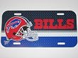 BUFFALO BILLS Officially Licensed Team Colored Logo Plastic LICENSE PLATE