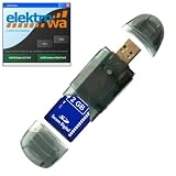 2 GB SD Card (2GB SD Karte) + ELEKTROWA-SOFTWARE + Kartenleser Speicherkarte für Kodak V1073