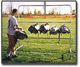 Combination Helmet/Shoulder Pad Racks (12 Pads and Helmets)