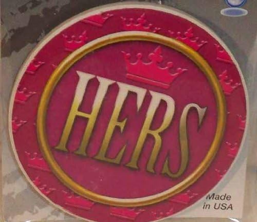 AutoCoaster ~ Hers ~ Tile Drink Coaster for car cupholder ~ code 402