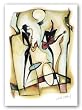 Jazz Duo by Alfred Gockel 19.75"x27.5" Art Print Poster