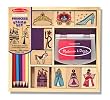 WOODEN PRINCESS STAMP SET