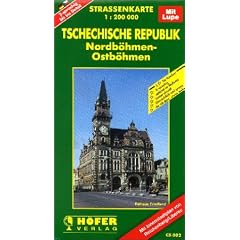 H�fer Stra�enkarten, Tschechische Republik, Nordb�hmen-Ostb�hmen: 2-sprachige Ausgabe. (CS 002). Mit Innenstadtplan von von Prag und Reichenberg/Liberec