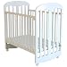 LA Baby Compact Crib with Cradle - White