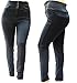 BLA Blue HIGH Waist Womens Plus Size Denim Jeans W/Back Elastic Waist Skinny Leg