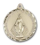 14kt Gold Miraculous Medal