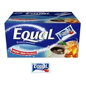 Equal Zero Calorie Sweetener - 800 Packets (2 Pack) - Total 1600 Packets