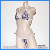 BIKINIMO SEXY THONG BIKINI (Patriotic Flag) A/B Cup