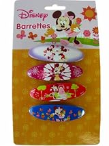 Disney Minnie Mouse Barrettes - 4pcs Set