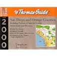 San Diego County Street Guide and Zip Code, 1996 Thomas Brothers Maps