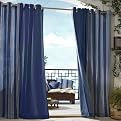 Gazebo Solid Indoor/Outdoor Grommet Top Window Panel Collection - Blue