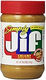 Jif Peanut Butter, Simply Jif, Creamy, 15.5 oz